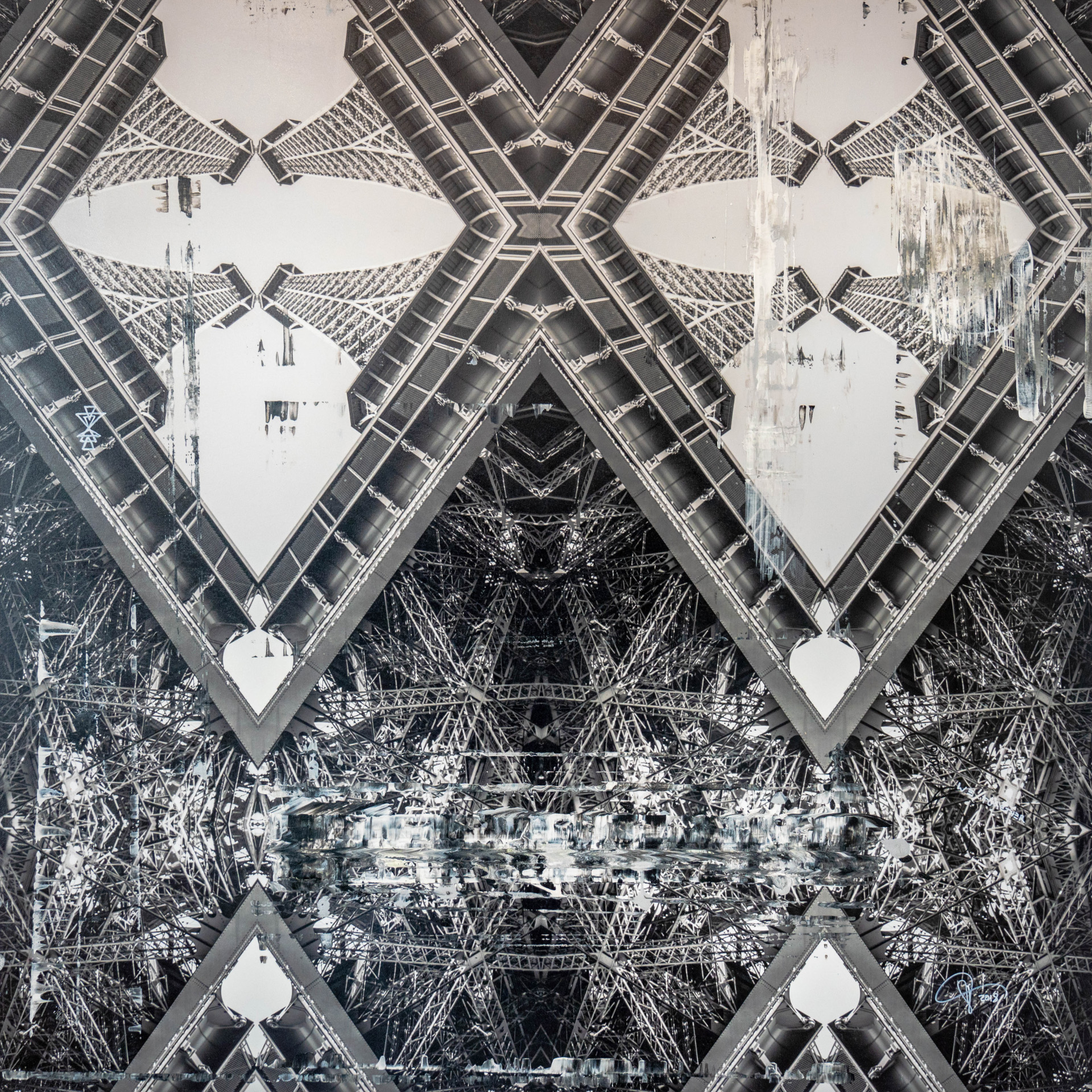 Eiffel-Tower-BW-Fine-Art-People-Metropolitan-Aura-Show